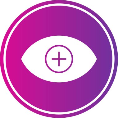 Göz simgesi vektör illüstrasyonu