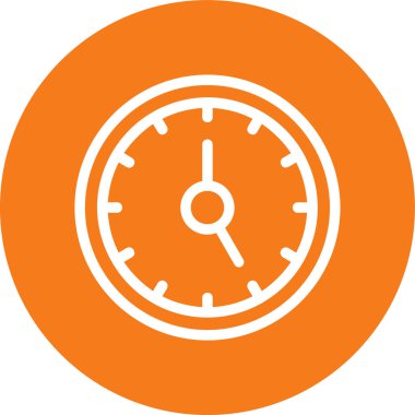 Saat simgesinin vektör illüstrasyonu