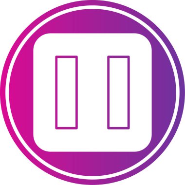 Modern bir simgenin vektör illüstrasyonu