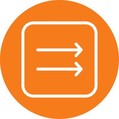 ok vektörü simgesi modern basit vektör illüstrasyonu