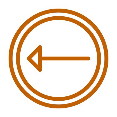 Ok. Web simgesi basit illüstrasyon