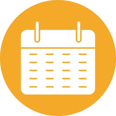 Tarihi olan basit takvim