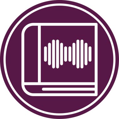 Modern müzik simgesinin vektör illüstrasyonu