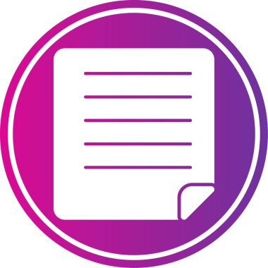 Belgenin vektör illüstrasyonu