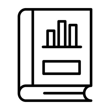 kitap simgesi vektör illüstrasyonu