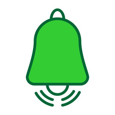 yeşil simgeli yeşil çan