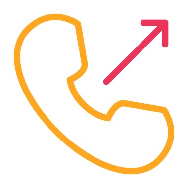 Çağrı merkezi. Web simgesi basit illüstrasyon