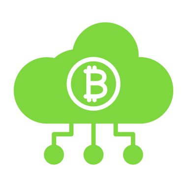 Bulut hesaplama teknolojisi vektör illüstrasyon tasarımı