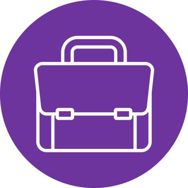 Çanta. Web simgesi basit illüstrasyon