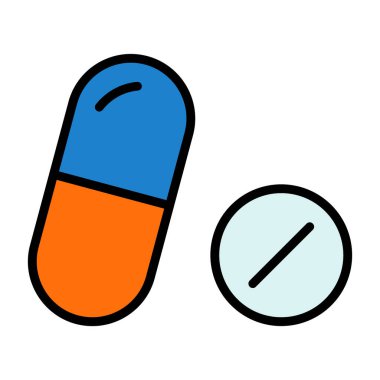 Hap simgesi vektör çizimi çizimi