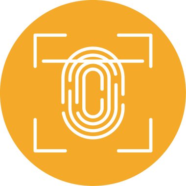 Bir simgenin vektör illüstrasyonu