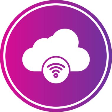 Kişisel ve ticari kullanım için vektör bulut simgesi.