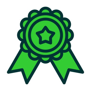 Rozet. Web simgesi basit illüstrasyon