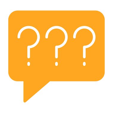 soru işareti simgesi, vektör illüstrasyonu