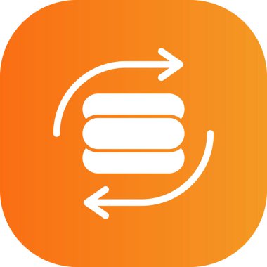 Gıda simgesinin vektör illüstrasyonu