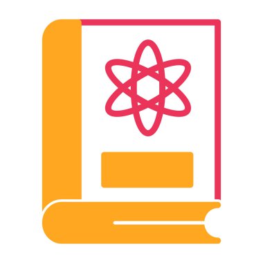 Bilim ve teknoloji çizgi vektör simgesi.