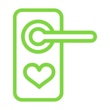 Anahtar simgesi vektör illüstrasyonu