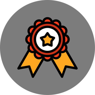 Rozet ödülü simgesi - taslak biçimi