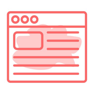 Web simgesi tasarımı vektör illüstrasyonu