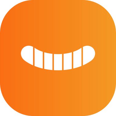 Mutlu gülen surat vektör simgesi