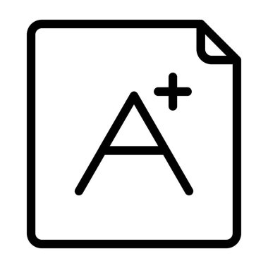 belge simgesi vektör illüstrasyonu