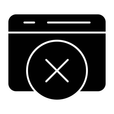 Glyglyph vektör simgesi temizleniyor