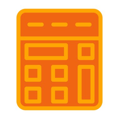 hesap makinesi simge, basit vektör çizim