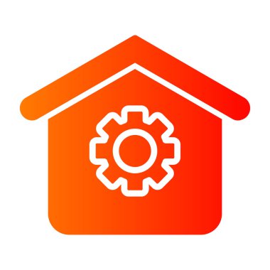 Ev simgesi vektör illüstrasyonu