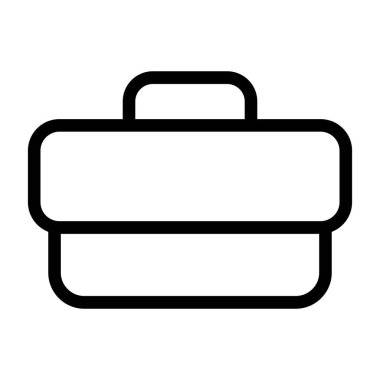 evrak çantası ikonu vektör illüstrasyonu