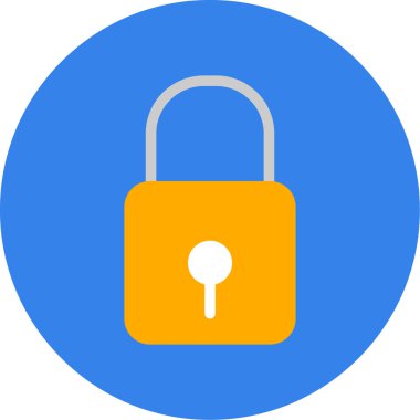 güvenlik kilidi vektör simgesi