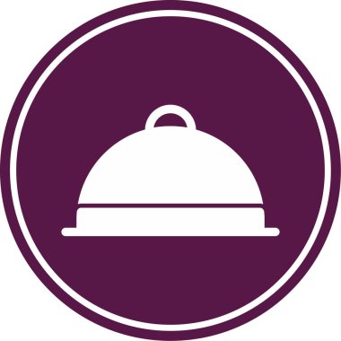 Restoran ikonu. Vektör illüstrasyonu