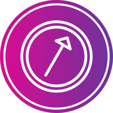 ok simgesinin vektör illüstrasyonu