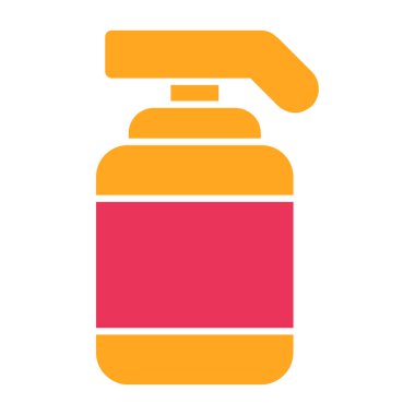 Sprey kutu ikonu. düz tasarım biçim vektör çizimi.