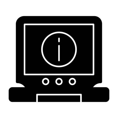 bilgisayar izleyici vektör simgesi