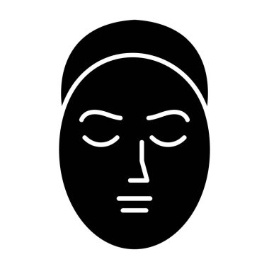 insan baş kutsal kişilerin resmi, vektör çizim