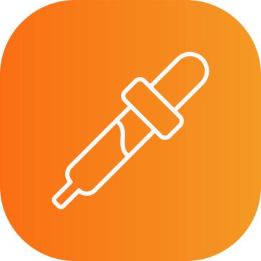 Bir şırınganın vektör çizimi