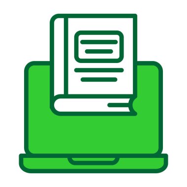 kitap simgesi vektör illüstrasyonu