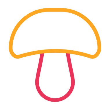 Bir mantarın vektör illüstrasyonu