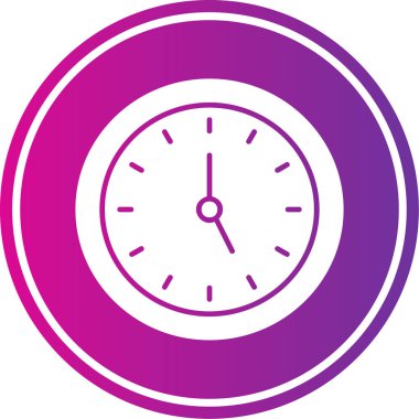 Saat simgesi simgesi tasarımı