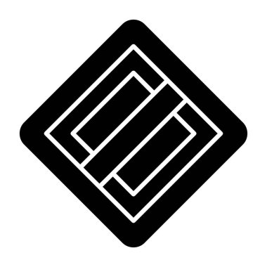 Seo ve teknoloji simgesinin vektör illüstrasyonu