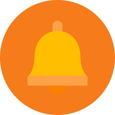 Çan Düz Vektör Simgesi