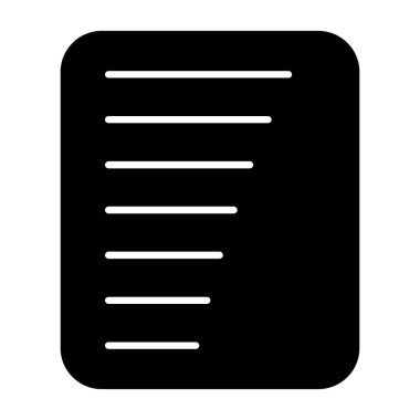 liste simgesi, vektör illüstrasyonu