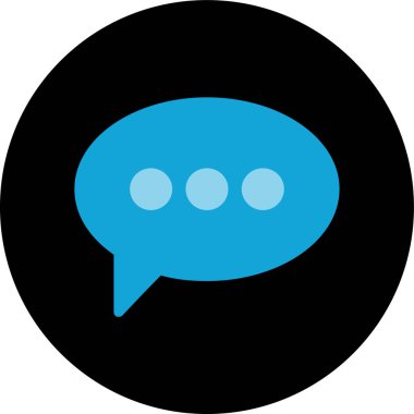 Konuşma balonu. vektör illüstrasyonu