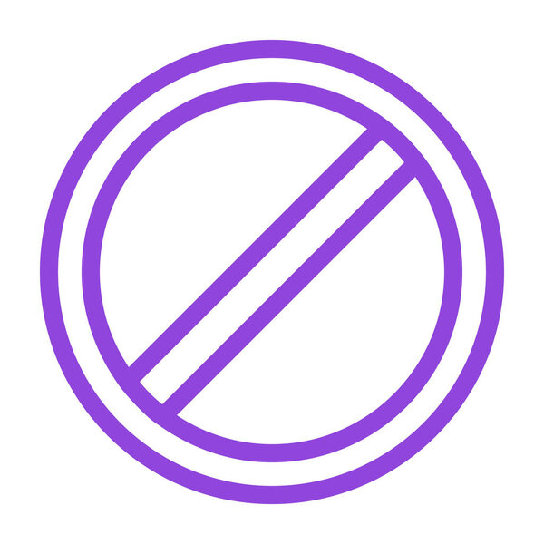 вектор значка отсутствует. знак тонкой линии. изолированная иллюстрация символов