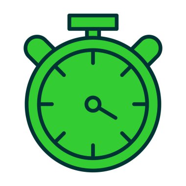 çalar saat izole simgesi