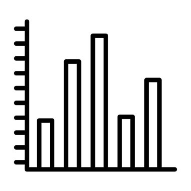 grafik ikonu vektör illüstrasyonu