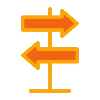 Ok. Web simgesi basit illüstrasyon