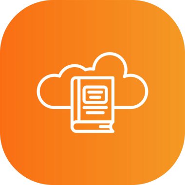 vektör Bulut simgesi illüstrasyonu