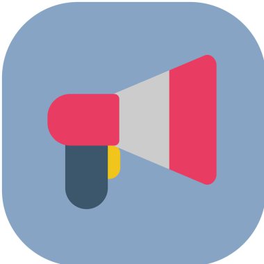 Kampanya web simgesi, vektör illüstrasyonu