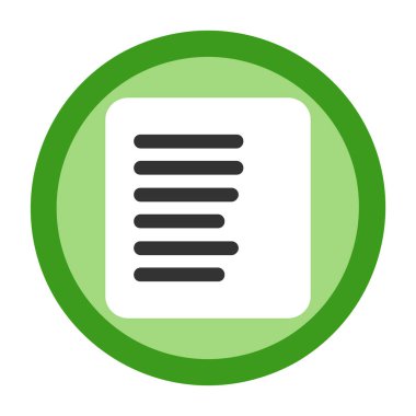 arka planda izole edilmiş yuvarlak etiket simgesi. vektör illüstrasyonu